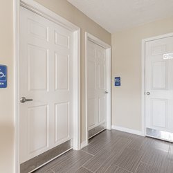 bathroom at The Parkton apartments in Mableton GA