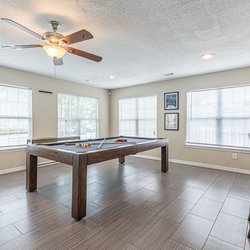 entertainment room at The Parkton apartments in Mableton GA