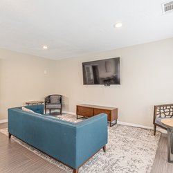 entertainment room at The Parkton apartments in Mableton GA