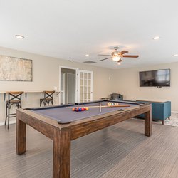 entertainment room at The Parkton apartments in Mableton GA