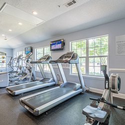 fitness center at The Parkton apartments in Mableton GA