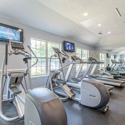 fitness center at The Parkton apartments in Mableton GA