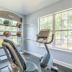 fitness center at The Parkton apartments in Mableton GA