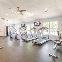 fitness center at The Parkton apartments in Mableton GA